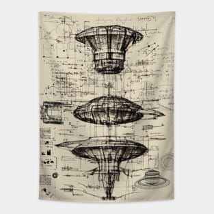 UFO Blueprint Patent Tapestry