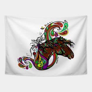 Aesthetic Horse Tapestry