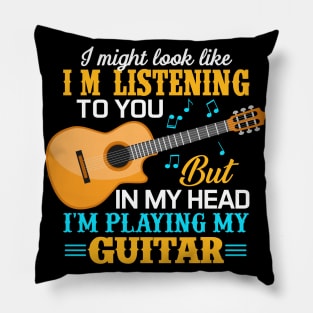 I'm playing my guitar Pillow