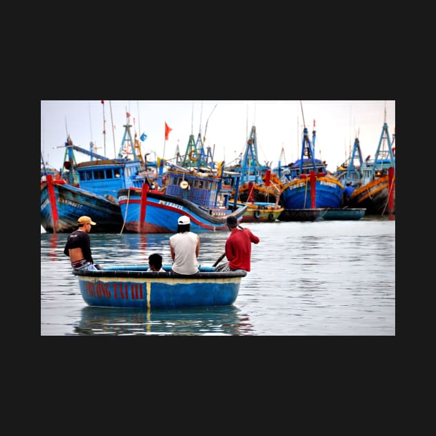 Vietnam - petit port de pêche de Miu Ne by franck380