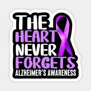 The Heart Never Forgets Alzheimer´s Awareness Magnet