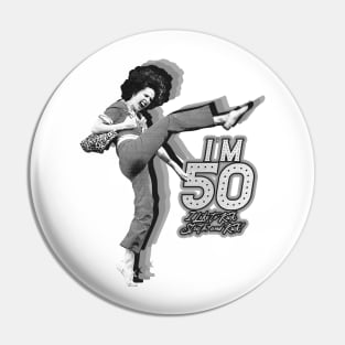 BLACKWHITE  RETRO SALLY IM 50 TH copy Pin