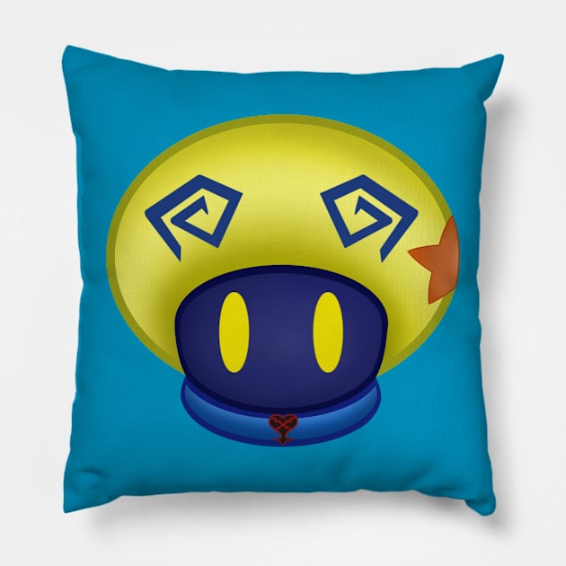 Kingdom Hearts Heartless v2 Pillow by The Curio Art Shop