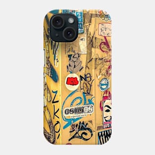 Graffiti Tags Street Urban Art Stickers NYC Phone Case