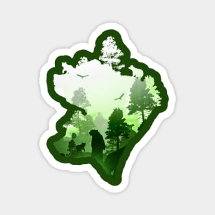 Green Bears Magnet