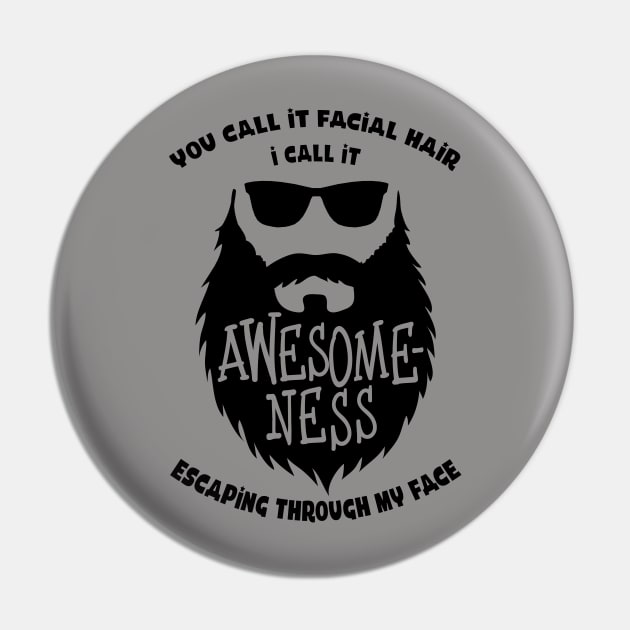 Awesome beard Pin by the Bujeezis