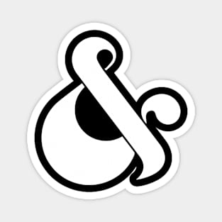 Ampersand (white) | Closet Collection Magnet