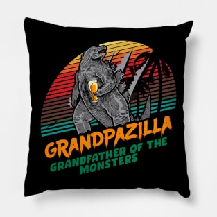 Grandpazilla. Funny Father’s Day gift for a Grandfather. Pillow