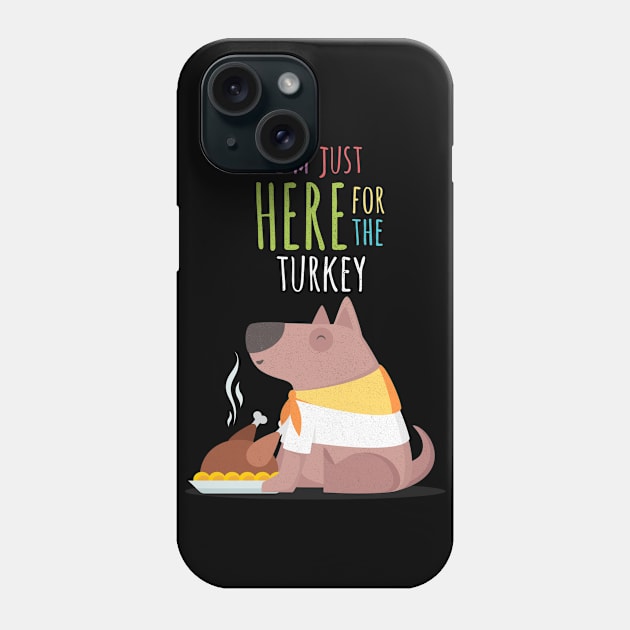 I'm Just Here for the Turkey Phone Case by todd91