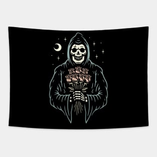 Night Flowers Tapestry