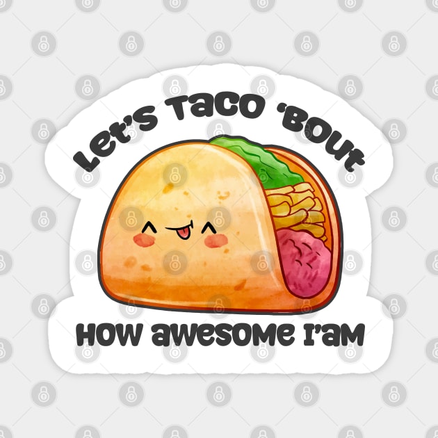 Mexican Tacos And Tequila Funny Magnet by Cosmic Art