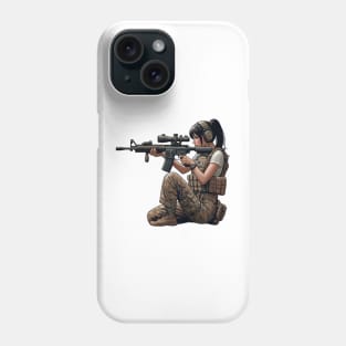 Tactical Girl Phone Case