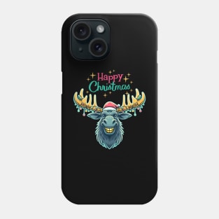 Merry Christmoose Moose Christmas 2024 Phone Case