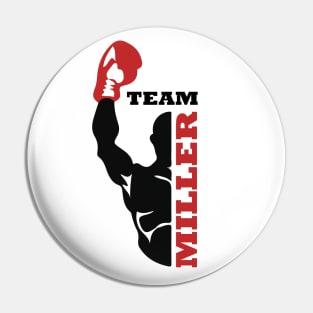 Team Miller Boxing Logo Pin