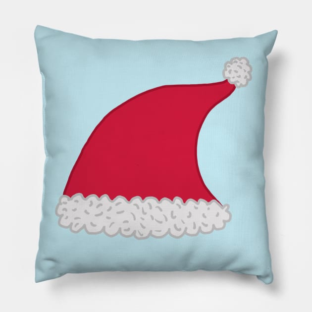 Santa hat Pillow by Geometrico22