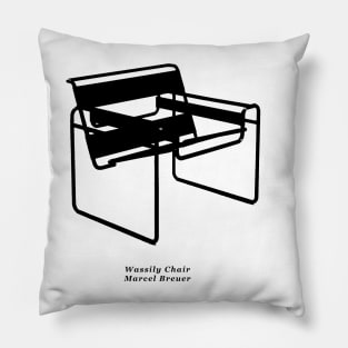 Wassily Chair By Marcel Breuer Pillow