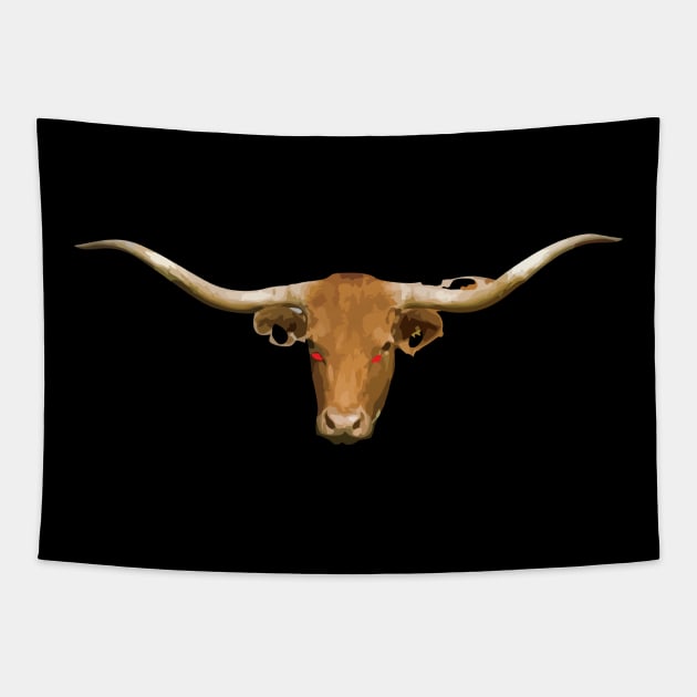 Texas Longhorn wo Txt X 300 Tapestry by twix123844