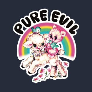 Pure Evil Lamb and Teddy T-Shirt