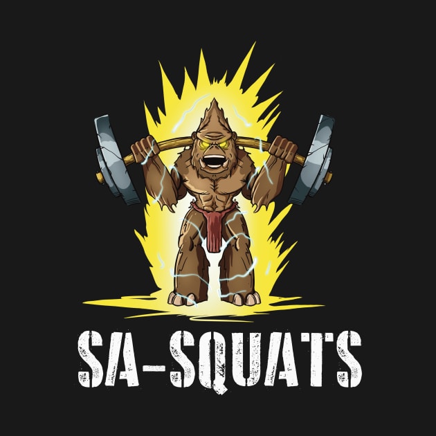 Sasquatch Squats (Sa-Squats)(White Text Variant) by Owl-Syndicate