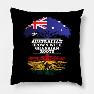 Australian Grown With Ghanaian Roots - Gift for Ghanaian With Roots From Ghana Pillow