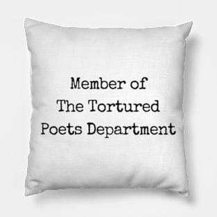 The Tortured Poets Department Pillow