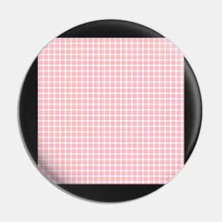 Salmon Plaid Pin