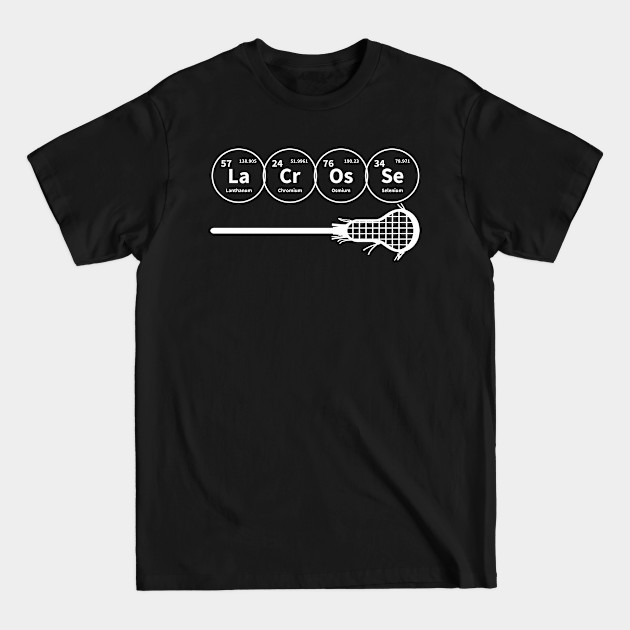 Discover Lacrosse Periodic Table - Lacrosse - T-Shirt