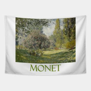 The Parc Monceau by Claude Monet Tapestry