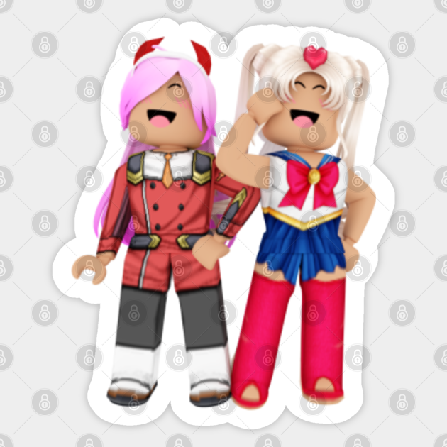 Roblox Anime Roblox Sticker Teepublic - anime roblox avatar art