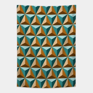 Geometric Triangles Pattern Art Tapestry