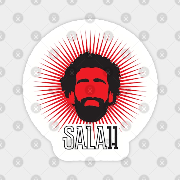 Mo Salah 11 LFC Magnet by peterdy