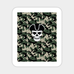 Camo skull Magnet