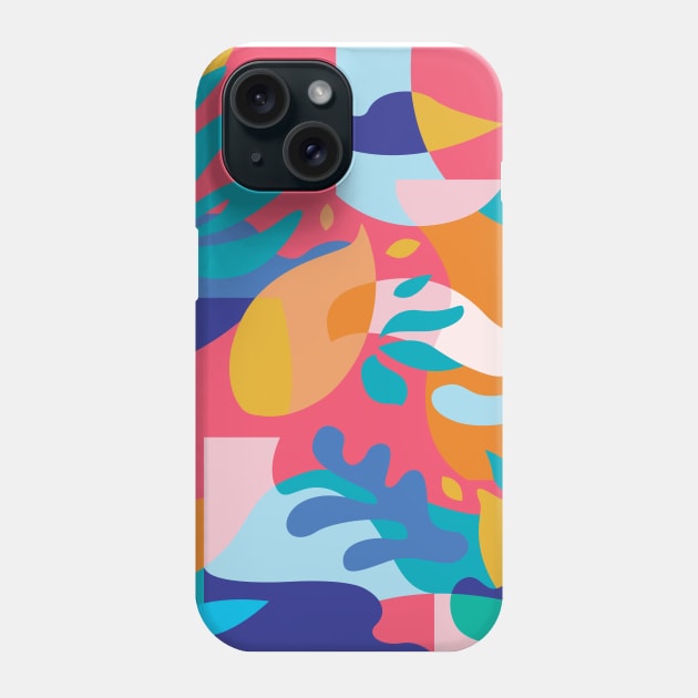 Amalfi Abstraction / Colorful Modern Shapes Phone Case by matise