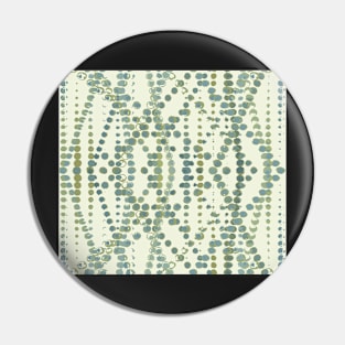 Mexican Wave in Teal and Mint Pin