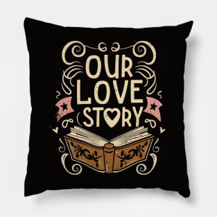 Love Story Capturing Moments Valentine's Day Pillow