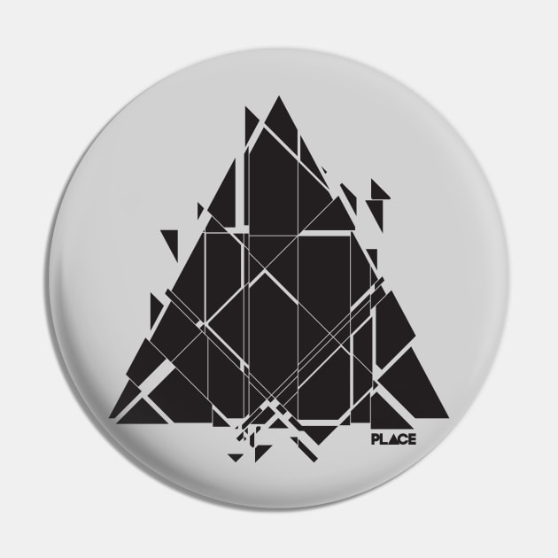 PLACE Sci-Fi Triangle Pin by Sitchko