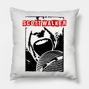 no scot w ll rock and scream Pillow