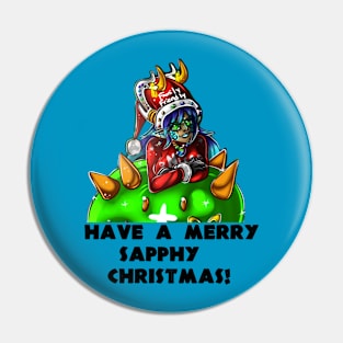 A Sapphirus Christmas Pin