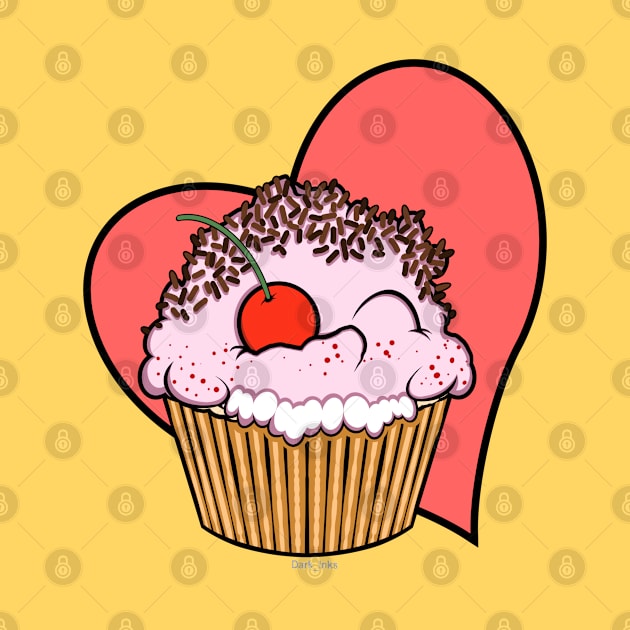 Valentine Cupcake by Dark_Inks