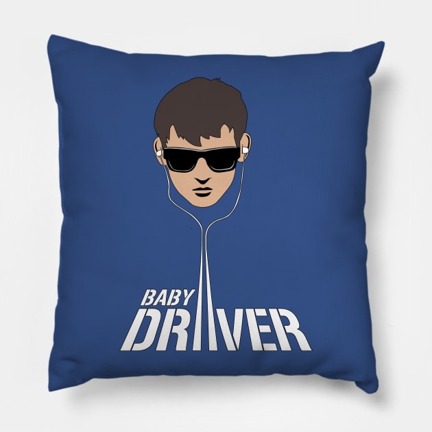 Baby Driver Pillow by JJFDesigns