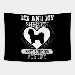 Me And My Shih Tzu Best Buddies For Life Tapestry