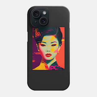 Modern woman in pop-art style Phone Case