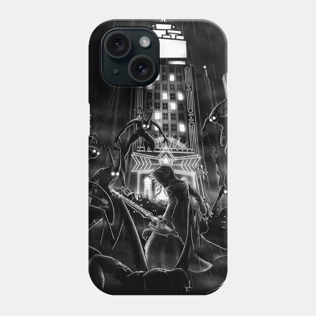 Memory's Skyscraper Phone Case by Aho Kid