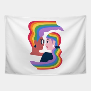 Lesbian | Gay | LGBT Pride Love Is Love Tapestry