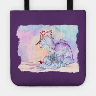 Hot Cocoa Dragon Tote