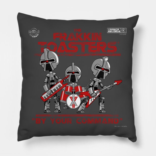 The Frakkin' Toasters Pillow by Jo3bot