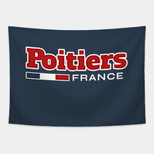 Poitiers France Retro Tapestry