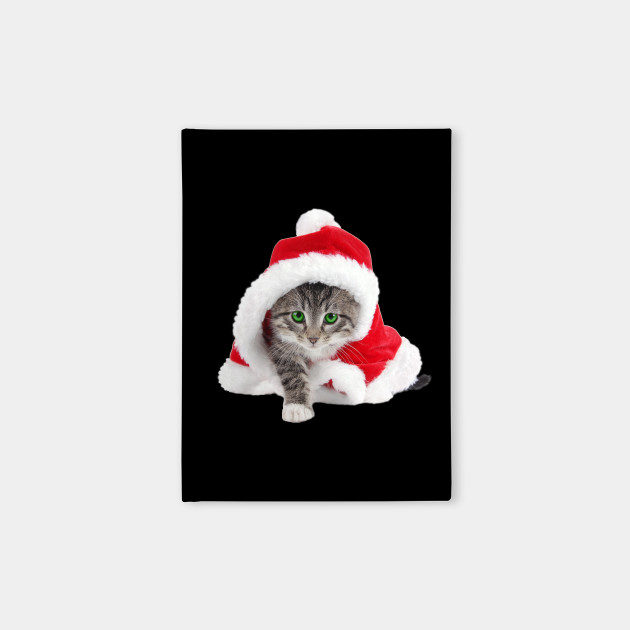 Cute Kitten Cat Santa Hat Christmas Gift For Cat Lovers Cute Cat