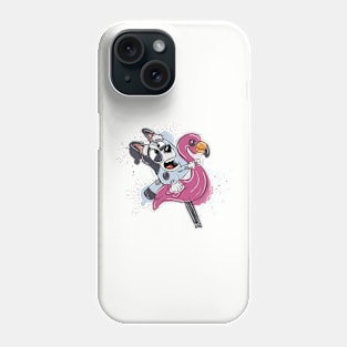 "FLY FLAMINGO! FLY!" Phone Case