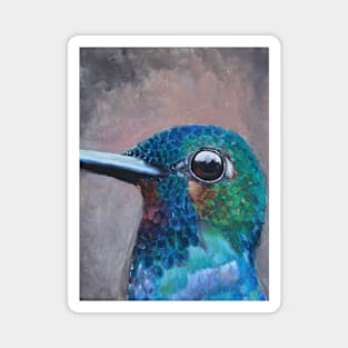 Hummingbird (?) Close Up Magnet